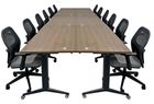 60&quot x 198&quot Converge Easy Flip Modular Conference Table