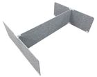 60&quotW x 48&quotD 2-Person PET Desktop Privacy Divider - Starter