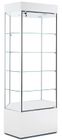 73&quotH Hexagonal Corner Locking Display Case w/Casters