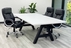 8' Rectangular Conference Table with Metal A-Frame Base - More Sizes Available