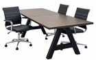 8'x3' Solid Wood A-Frame Conference Table