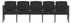 Amherst 5-Seater w/Center Arms in Upgrade Fabric or Healthcare Vinyl