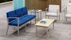 Amherst 5-Seater w/Center Arms in Upgrade Fabric or Healthcare Vinyl