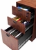 Cherry Laminate Office Furniture by Gibraltar -- 4-Piece Set