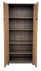 Desert Oak & Smoked Timber Tall Storage Credenza - 10.5'W