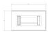 Custom Standing Height Rectangular Conference Table w/ Cable Channel Bases - 72