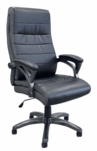 350 lbs. Capacity Big & Tall Faux Leather Executive Chair in Black - FREE with $5,000.00 Purchase!