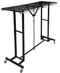 6' Wide Portable Folding Double-Sided Coat Rack w/ 72 Coat Capacity - FREE with $10,000.00 Purchase!