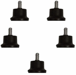 Optional Set of 5 Fixed Height Chair Glides - FREE with $500 Purchase!
