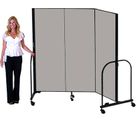 Freestanding Portable Partitions - 6' High x 5'9&quot Long Portable Partition - See Other Sizes 