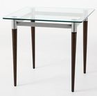 Glass Reception End Table & Coffee Table Series - 22&quot Square End Table