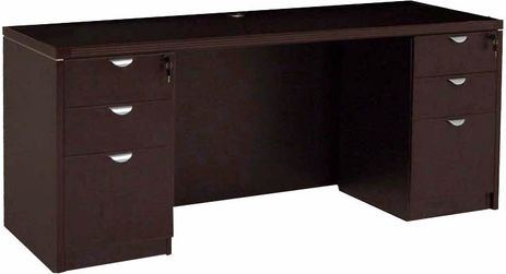 Mocha Kneespace Credenza