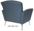 Mid-Century Style Vinyl Lounge Seating Series - Lounge Chair with Chrome Legs