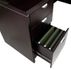 Mocha Peninsula U-Shaped Workstation w/Hutch
