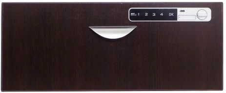 Optional Mocha Drawer Front with Digital Lock