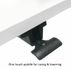 Pneumatic Lift Height Adjustable Managers U-Desk w/Hutch in White