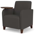 Siena Guest Chair w/ Swivel Tablet in Upgrade Fabric or Healthcare Vinyl