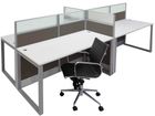 TrendSpaces Value Cubicle Series - 4 Person Cluster Cubicle