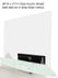 White & Woodgrain Rectangular Reception Desk