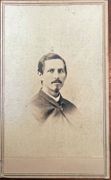 Cdv of 1st Lt Absalom S. Dial, 85th Pennsylvania Inf. WIA Strawberry Plains, Va.