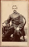 Cdv of Cape. Richard F. Andrews, 1st MA HVY Artillery & 36th U.S.C.T. - severely WIA at Chaffin's Farm, Va.