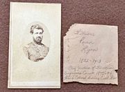 Cdv of Colonel (Bvt. General) Wm Penn Lyon, (8th &) 13th Wisconsin Infantry