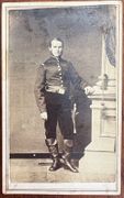Cdv of Major Job C. Hedges, 14th NYHA & 13th NYI, KIA 6/17/1864