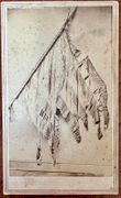 Cdv of the Battle Flag of the 2nd Wisconsin Infantry