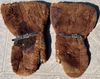 Indian Wars Buffalo fur mittens 