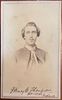 **SOLD** Ink signed cdv of 21st Indiana Inf/1st Indiana Heavy Artillery Soldier
