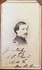 Ink signed cdv of Augustus C. Paul, POW one of the "800 Immortals"