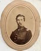 Large albumen of Michigan Officer by female photographer!