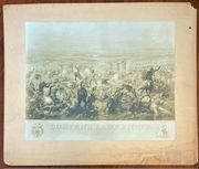**SOLD** Large 1890's image of "Custer's Last Fight"