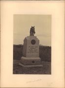Superb 10th NY Cavalry Gettysburg Monument Albumen Superb 10th NY Cavalry Gettysburg Monument Albumen