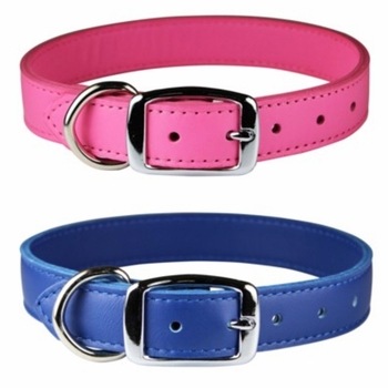 1 inch wide Leather Collar