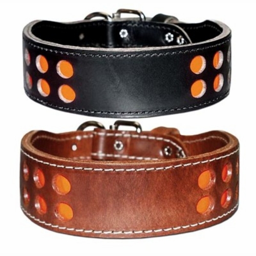 2 inch wide Reflective Dog Collar 