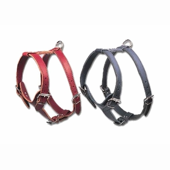 2 Ply Leather Dog Harness