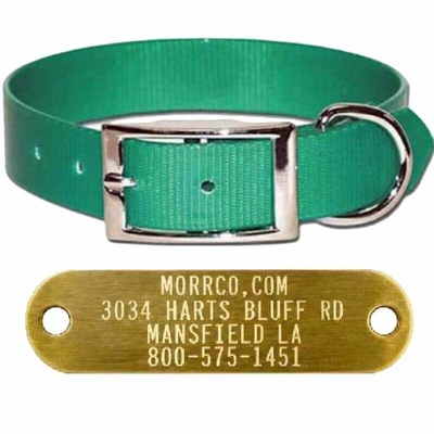 3/4 in collar with Name Plate
