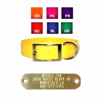 3/4 in collar with Name Plate