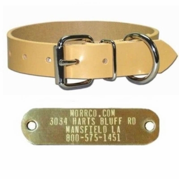 3/4 in Perma Dog Collar with Name Plate