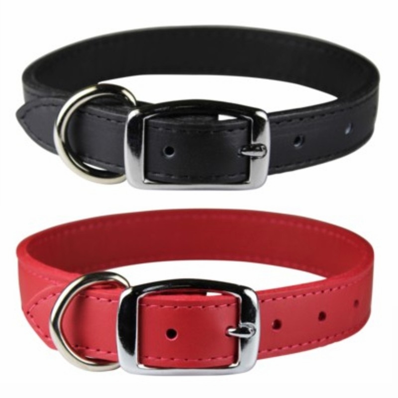 3/4 inch Wide Leather Collars