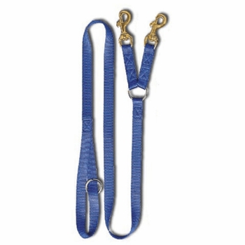 3/4 x 4 ft. Standard Nylon Lead for 2-Dogs