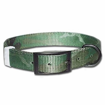 9 Green Camo Dog Collars - Clearance