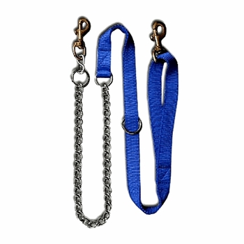 Bravo 2 Ply Nylon and Chain Dog Lead