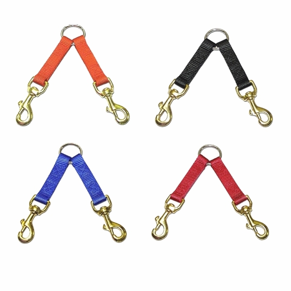 Bravo Nylon Couplet for 2 Dogs