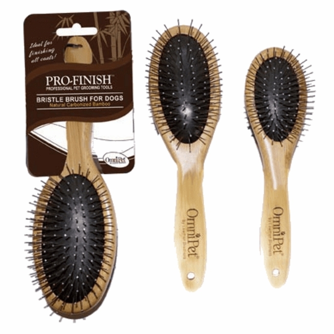 Combination Pin and Bristle Dog Brush