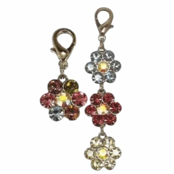 Crystal Flower Charms