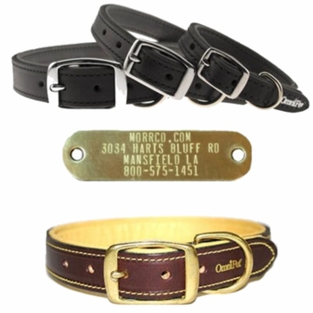 Deer Tan Leather with Name Plate