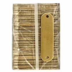 Economy Blank Dog Collar Name Plates