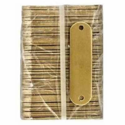 Economy Blank Dog Collar Name Plates